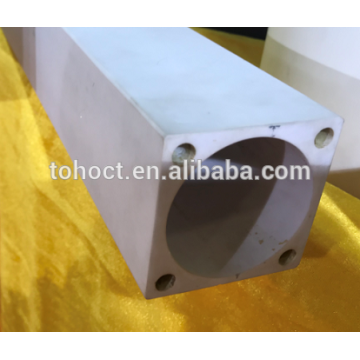 Al2o3 alumina ceramic rectangular tube pipe rod